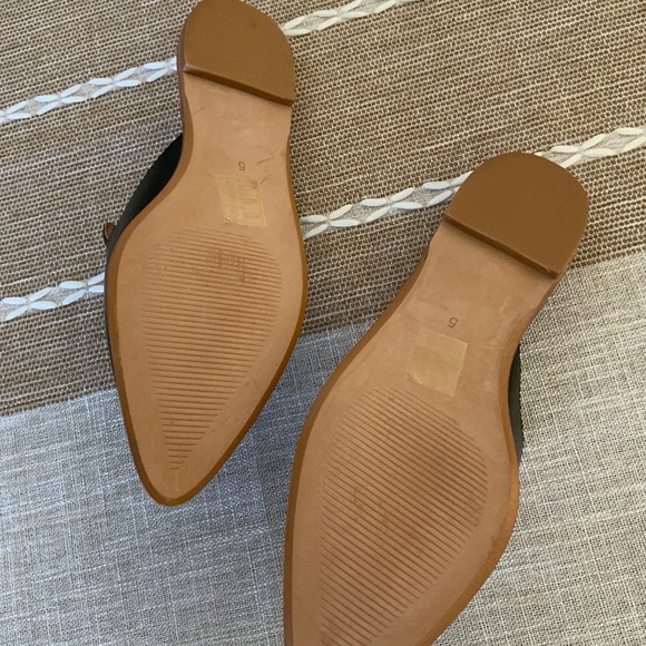 Madewell Gemma Mule Pointed Toe Black Slip On - Picture 5 of 7